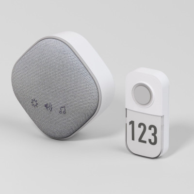 Кнопка звонка DBQ29 DBQ29M WL белый