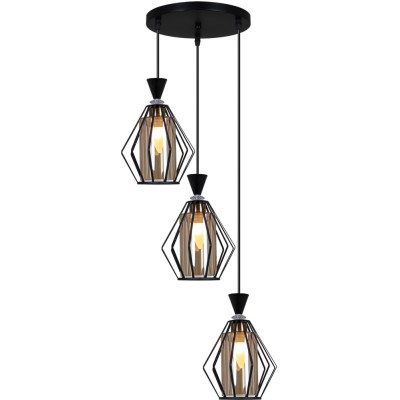 Подвесной светильник  00305-0.9-03 BK+WH