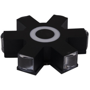 Архитектурная подсветка  08231-9.2-007U LED4W+6*3W RGB BK