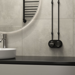 Изолятор Vintage черный матовый W6433408