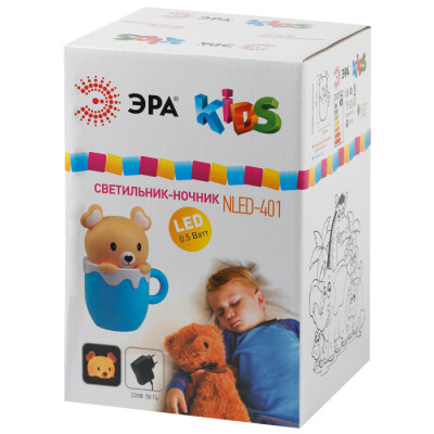 Ночник  NLED-401-0.5W-BU