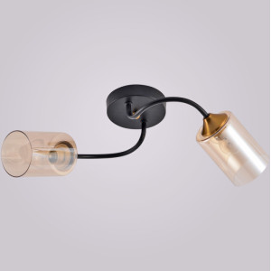 Потолочная люстра  01608-0.3-02 BK+BRASS