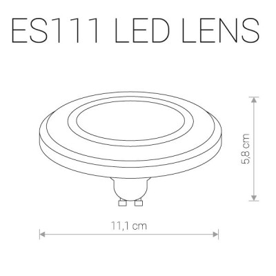 Лампочка светодиодная Es111 Led 9343