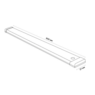 Точечный светильник  ULI-F49-8W/4200K SENSOR IP40 SILVER